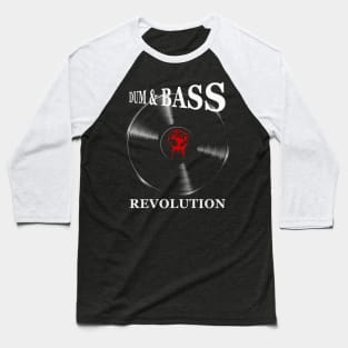 Drum And Bass Revolution Baseball T-Shirt